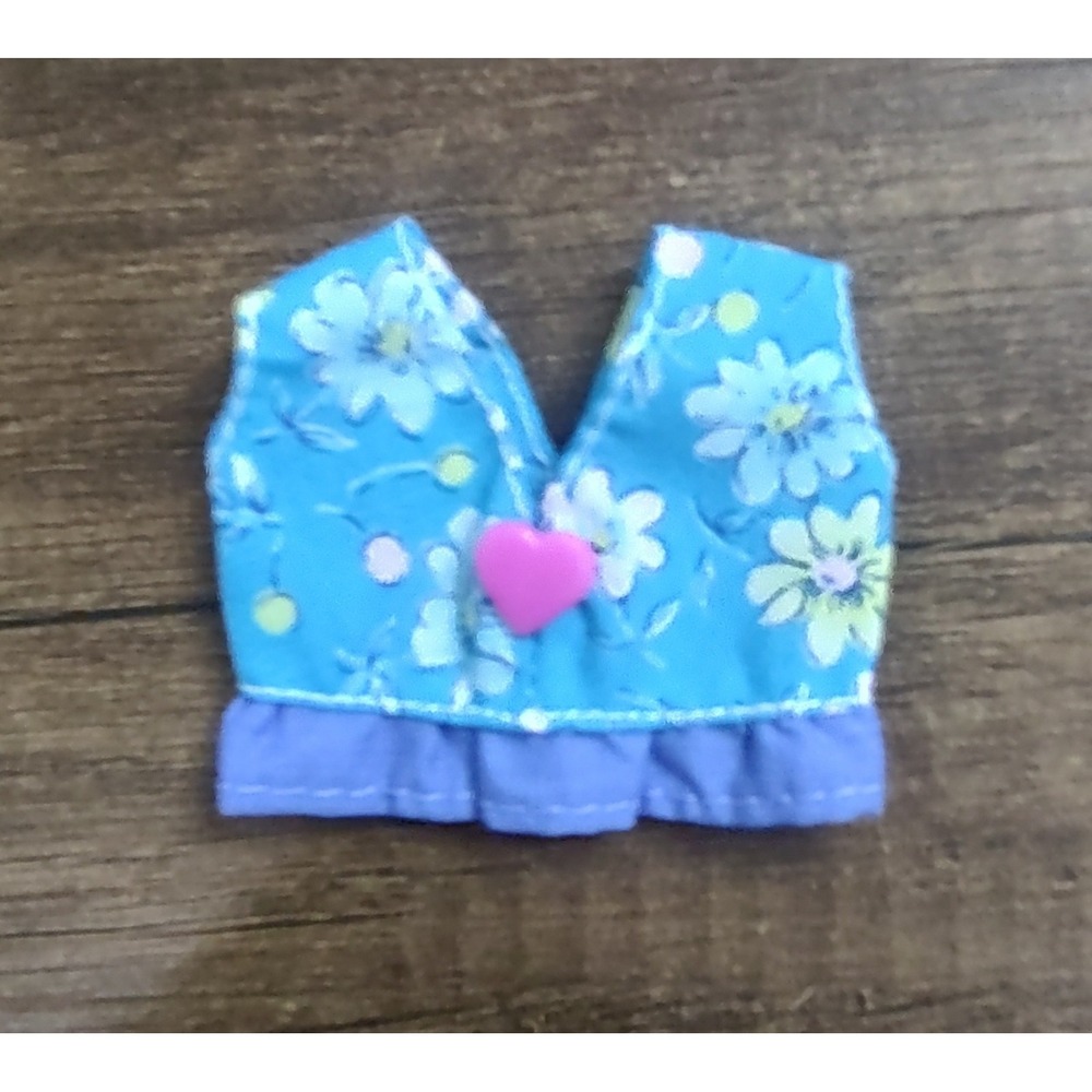 Barbie Doll Clothing Tropical Splash Barbie Top Only Vintage Z33